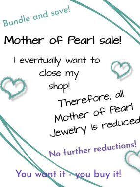 NEW Mother of Pearl & Aventurine earrings